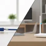 bekabeld netwerk of wifi
